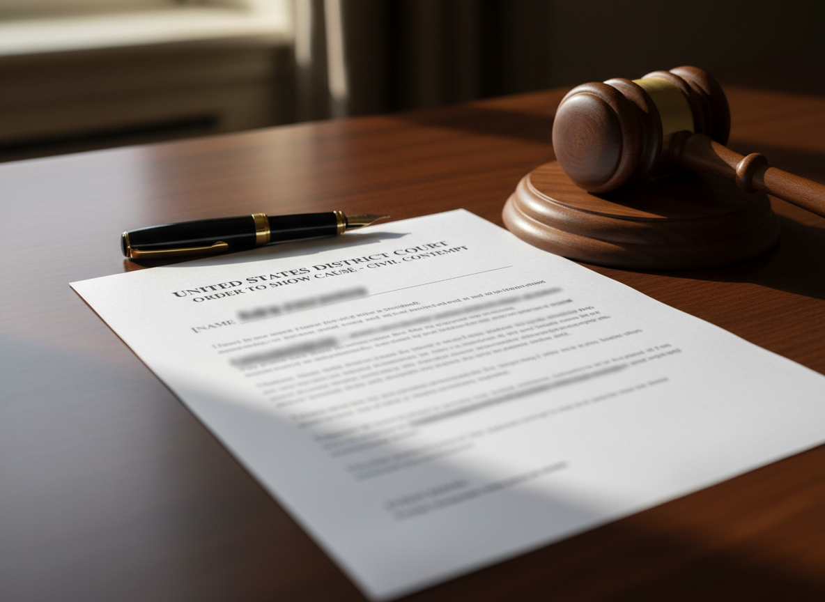 Government Attorney Contempt: 8th Circuit Hears DOJ Appeal